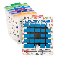 Melissa & Doug Wooden Games - Flip-to-Win Memory Game