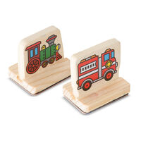 Melissa & Doug Wooden Stamp Set - My First Wooden Stamp Set Vehicles