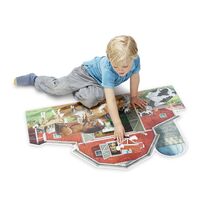 Melissa & Doug Floor Puzzle - Busy Barn Yard 32pc