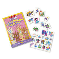 Melissa & Doug My First Temporary Tattoos - Rainbows, Fairies, Flowers & More