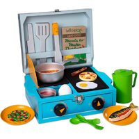 Melissa & Doug Lets Explore - Wooden Camp Stove Play Set