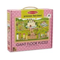 Melissa & Doug Natural Play Giant Floor Puzzle - Princess Fairyland 60pc