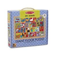 Melissa & Doug Natural Play Giant Floor Puzzle - ABC Animals 35pc