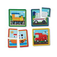 Melissa & Doug Soft Shapes Take Along Puzzle - Vehicles