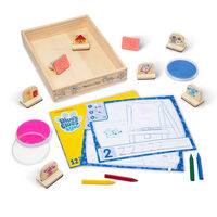 Melissa & Doug Blue's Clues & You - Wooden Handle Stamps Set