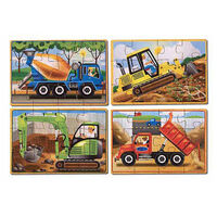 Melissa & Doug Jigsaw Puzzles in a Box - Construction