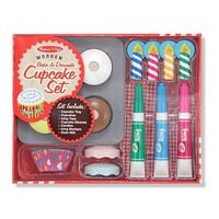 Melissa & Doug Kitchen Play - Bake & Decorate Cupcake Set