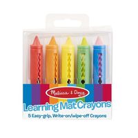 Melissa & Doug Learning Mat - Crayons Pack of 5