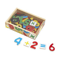 Melissa & Doug Magnetic Learning - 37 Wooden Number Magnets