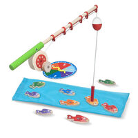 Melissa & Doug Magnetic Learning - Catch & Count Fishing Rod Set