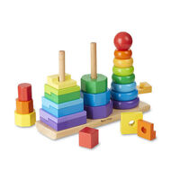 Melissa & Doug Classic Toy - Geometric Stacker