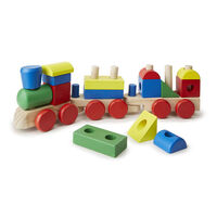 Melissa & Doug Classic Toy - Wooden Stacking Train