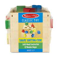 Melissa & Doug Classic Toy - Shape Sorting Cube