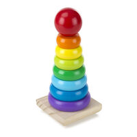 Melissa & Doug Classic Toy - Rainbow Stacker