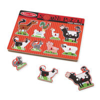 Melissa & Doug Sound Puzzle - Farm Animals 8pc