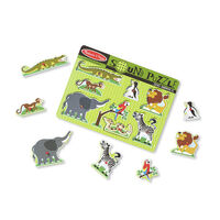 Melissa & Doug Sound Puzzle - Zoo Animals 8pc