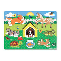 Melissa & Doug Peg Puzzle - Pets 8pc