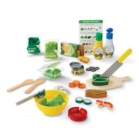 Melissa & Doug Kitchen Play - Slice & Toss Salad Set