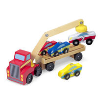 Melissa & Doug Classic Toys - Magnetic Car Loader