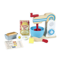 Melissa & Doug Kitchen Play - Wooden Make-a-Cake Mixer Set