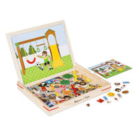 Melissa & Doug Magnetic Learning - Wooden Magnetic Picture Game