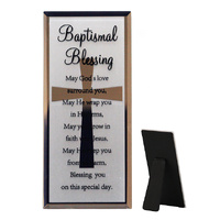 Mirror Plaque - Baptismal Blessing