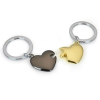 Metalmorphose Keychain - Puzzle Hearts