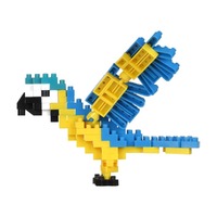 Nanoblock Animals - Blue And Yellow Macaw