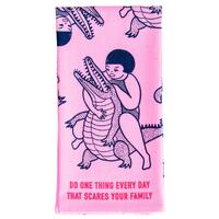 Blue Q Tea Towel - Scares Your Family