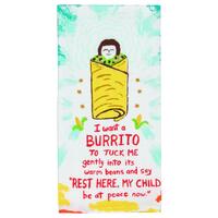 Blue Q Tea Towel - I Want A Burrito