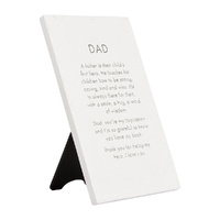 Splosh Precious Quotes Plaque - Dad