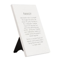 Splosh Precious Quotes Plaque - Family