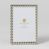 Pilbeam Living - Loren Silver Photo Frame 4x6