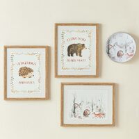 Pilbeam Jiggle & Giggle - Forest Party Wall Clock