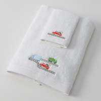 Pilbeam Jiggle & Giggle - Trucking Along Bath Towel & Face Washer Set