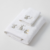 Pilbeam Jiggle & Giggle - Little Critters Bath Towel & Face Washer Set