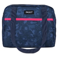 Packit Freezable Hampton Lunch Bag - Heather Leopard Navy