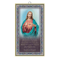 Hanging Wood Plaque With Prayer - Prayer