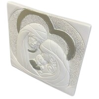 Square Resin Plaque - Mother and Child