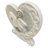 Heart Shaped Resin Ornament - Confirmation