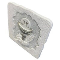 Square Resin Plaque - Communion