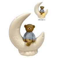 Bear On Moon LED Light - Blue