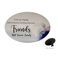 Home Warmer Ceramic Oval Plaque - Friends