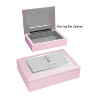 Baptism Keepsake Box - Pink