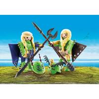 Playmobil How To Train Your Dragon 3 - Ruffnut and Tuffnut with Flight Suit