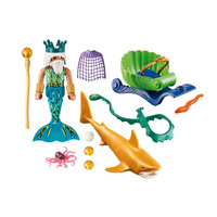 Playmobil Magic - King of the Sea with Shark Carriage