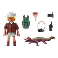 Playmobil Special Plus - Researcher with Young Caiman