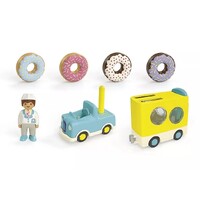 Playmobil JUNIOR - Crazy Donut Truck with Stacking and Sorting Feature