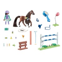 Playmobil Horses of Waterfall - Jumping Arena with Zoe and Blaze