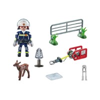 Playmobil Action Heroes - Firefighters Animal Rescue